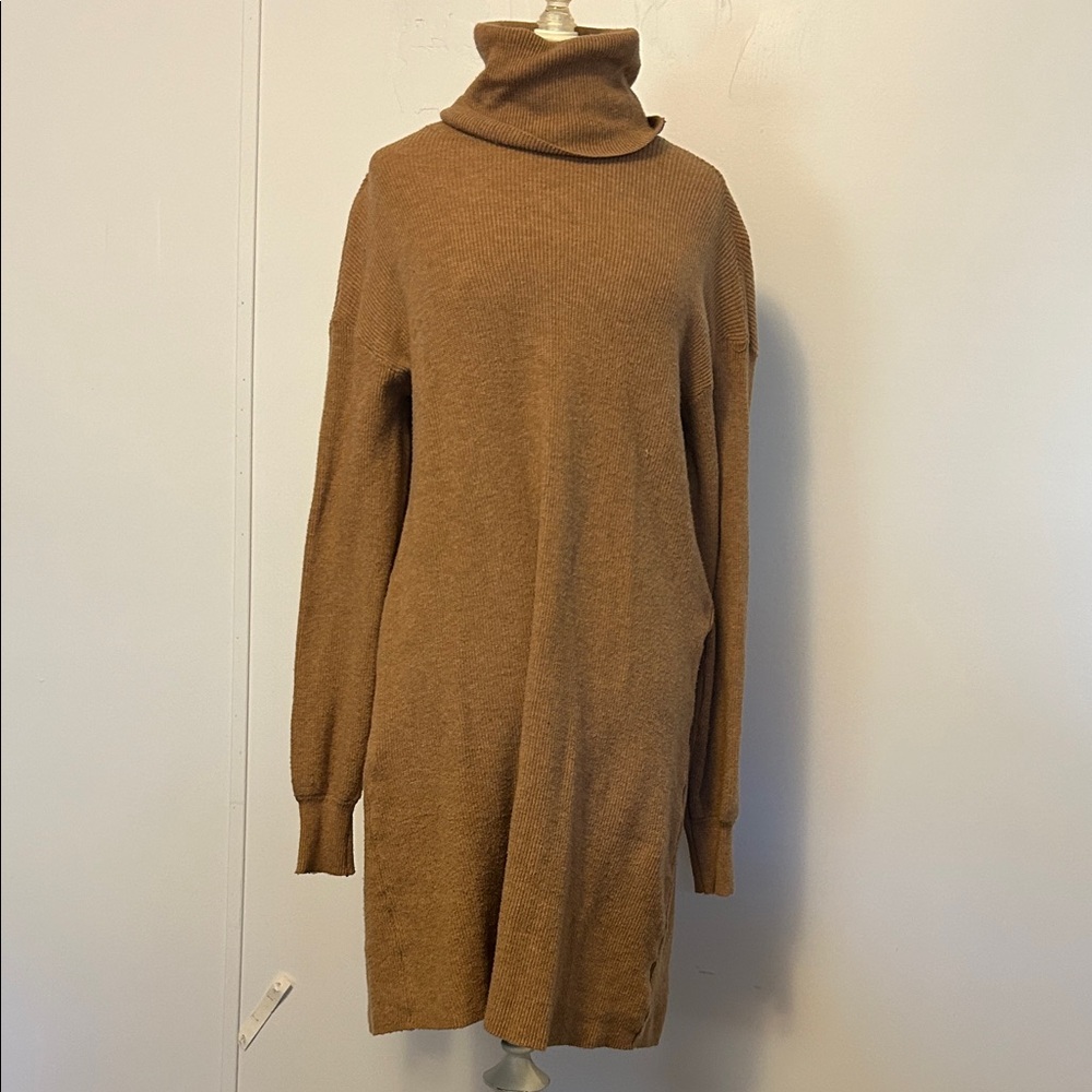 Time and Tru Brown Turtleneck Sweater